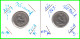 ALEMANIA -  GERMANY - 2 MONEDAS DE LA REPUBLICA FEDERAL DE ALEMANIA DE 50 Pfn-DEL AÑO - 1949 CECA - F-STUTTGART Y MUNICH - 50 Pfennig