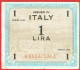 Italie - Billet De 1 Lira - Occupations Alliés - Séries 1943 - M10b - Geallieerde Bezetting Tweede Wereldoorlog