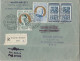 Lotto 440 10/6/1952 - Lettera Raccomandata Diretta Negli USA, Affrancata Con Coppia Orizzontale Monaco Graziano L. 500 - Brieven En Documenten