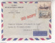 Au Plus Rapide Saint Pierre Et Miquelon Marcophilie Lettre En-tête Banque Des Iles De St Pierre Et Miquelon Paris - Briefe U. Dokumente