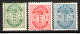 Danimarca 1895 Unif.35/37 **/MNH VF/F - Neufs