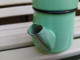 Delcampe - Ancienne Cafetière Emaillée Japy Vert Pastel Vintage - Sonstige & Ohne Zuordnung