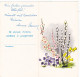 FLOWERS, BUDS, LUXURY TELEGRAM, TELEGRAPH, 1988, ROMANIA,cod.LTLX6a - Telegrafi