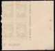 Colonie - Africa Orientale Italiana - 1941 - Franchigia Militare (1) - Quartina Angolo Di Foglio - Piega Diagonale Che A - Sonstige & Ohne Zuordnung
