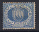 SAN MARINO 1877-90 10 CENTESIMI OLTREMARE N.3 G.O MH* BUONA CENTRATURA - Nuevos