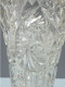 Delcampe - - ANCIEN VASE CRISTAL Moulé VINTAGE Pour Bouquet Collection Déco XXe   E - Vases