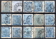 1962. SWEDEN. 1858-1862 12 O.  X 15. SOME NICE POSTMARKS. 5 SCANS. - 1855-1871 Classiques