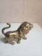 Delcampe - Sculpture Lion Ancien En Bronze Doré Hauteur 10 Cm X 12 Cm - Bronzes