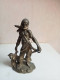 Statuette En Bronze Doré Pirate Hauteur 18 Cm - Bronzes