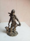 Statuette En Bronze Doré Pirate Hauteur 18 Cm - Bronzes