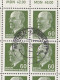 Action !! SALE !! 50 % OFF !! ⁕ DDR 1964 Germany Wurzen,⁕ Walter Ulbricht 60 Pf. Mi.1080 ⁕ Used Sheet Of 100 Stamps - 1950-1970