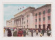 Mongolia Mongolei Mongolie Ulaanbaatar View Of Sport Palace, People, Bus, Vintage 1960s Soviet USSR Photo Postcard 66633 - Mongolië