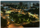 Caldas Novas - GO - Brasil - Vista Noturna Parcial Da Cidade Com Destaque Para E Praça Matriz A Esquerda - Goiânia
