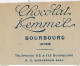 - Enveloppe Oblitérée ,1949,Publicité,CHOCOLAT KEMMEL, Bourbourg . - Händler