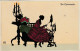 TH3349   --   MARTE GRAF   Pinx. --  LADY & ROUET,  SPINNING WHEEL  --  ART DECO, ART NOUVEAU, JUGENDSTIL  -- SILHOUETTE - Graf, Marte