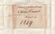 Delcampe - 1818 - Marque Postale PARIS Sur Enveloppe Pliée Du Ministère De L'Intérieur Vers BORDEAUX - Taxe 16 - Port Dû - 1801-1848: Voorlopers XIX