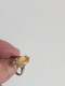 Bague Ancienne Citrine Diamètre Intérieur 18 Mm - Bagues