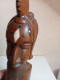 Delcampe - Statuette Ancienne Africaine En Bois Hauteur 31 Cm X 8 Cm - African Art