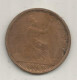 Monnaie, Grande Bretagne, Angleterre, 1 , One Penny, 1863, 2 Scans - Sonstige & Ohne Zuordnung