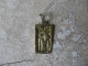 Bijou Pendentif Médaille Religieuse Sculptée En Vermeil  ( Argent Recouvert D'or ) Antiquité Egypte  Dieu à Identifier - - Sonstige & Ohne Zuordnung