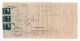 1945. YUGOSLAVIA,SERBIA,BELGRADE,RECEIPT FOR PAYMENT,DOMESTIC HELP INSURANCE,3 X 0.50 DIN. TITO - Covers & Documents