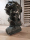 Delcampe - Ancienne Sculpture Buste De Beethoven Signé Cipriani - Plâtre