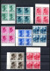 1940.RUMANIA.YVERT 587/94**.NUEVOS SIN FIJASELLOS.(MNH).BLOQUE / 4.CATALOGO 96€ - Unused Stamps