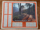 1977 Calendrier Du Département De L'Aube - Forêt De Cervello, Venaco (Corse) - Prélude De L'Hiver, Montagne - Big : 1971-80