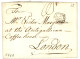 GIRONDE : 1768 DE BORDEAUX PORT PAYE (Lenain 25) Sur Lettre Avec Texte Pour LONDRES Avec Arrivée. Indice 29. TB. - 1701-1800: Précurseurs XVIII