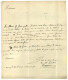 PAS DE CALAIS : 1787 LENS (Lenain 2) Sur Lettre Avec Texte Daté "ANNAY" Pour La BELGIQUE. Indice 21. TB. - 1701-1800: Vorläufer XVIII