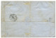 "Petit Chiffre De SAMSOUN" : 1862 10c(n°13)x3 + 40c(n°16)x3 Obl. PC 4013 + SAMSOUN TURQ. D' ASIE Sur Lettre En Triple PO - 1849-1876: Klassik