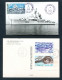 RC 26053 TAAF 1979 - 2 CARTES PORT AUX FRANÇAIS KERGUELEN + MARTIN DE VIVIES ST PAUL AMS - Covers & Documents