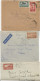 MAROC -LOT DE 10 LETTRES  PERIODE 1938-1971   - - Briefe U. Dokumente