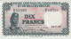 CONGO BELGA 10 FRANCS 1958 UNC - Belgian Congo Bank