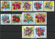 1972 BURUNDI 514-24+ PA 255-61** Fleurs, Orchidées, 514 Dent Manquante - Unused Stamps