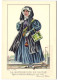 Types Et Costumes Brabançons Vers 1835 - La Bourgeoise En Faille - Petits Métiers