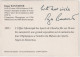 Sur Carton 105x150 -édité Pour évènement - Autographe (signature Authentique Et Manuscrite -recto/verso) Roger BANNISTER - Sportief