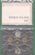 Serie Repubblica Serie 1987 Leopardi Giacomo Repubblica Italiana Set UNC FDC Italt Italie Set - Mint Sets & Proof Sets