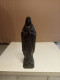 Statuette En Régule Religieux Signé DSR Du XIXème Hauteur 19,5 Cm - Metaal