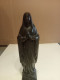 Statuette En Régule Religieux Signé DSR Du XIXème Hauteur 19,5 Cm - Metal