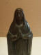 Delcampe - Statuette En Régule Religieux Signé DSR Du XIXème Hauteur 19,5 Cm - Metallo