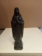 Delcampe - Statuette En Régule Religieux Signé DSR Du XIXème Hauteur 19,5 Cm - Metal