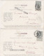 N°53  Obl. Sc Ambulant - Stationstempel - Bonne-Espérance - Carte Postale 2 X - Ambulantes