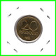 ( GERMANY DDR ) REPUBLICA DEMOCRATICA DE ALEMANIA ( DDR ) MONEDAS DE 20 PFENNING AÑO 1983  MONEDA EMBLEMA CECA- A - 20 Pfennig