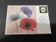 24-10-2023 (5 U 11) Stamps Released Today 24-10-2023 - Poppies Of Remembrance (white Poppy) - Lettres & Documents