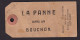 822/39  -- Etiquette D' Echantillon TP Pellens 5 C COXYDE 1915 Vers CLERMONT Oise - Tarif IMPRIME - Très Peu Commun - Zona No Ocupada
