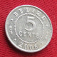 Belize 5 Cents 2006 KM# 34a Lt 1348 *VT Beliz Belice - Belize