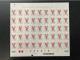 Francobollo Foglio 2016 Vinitaly 50 Anni Logo Storico 1728 Codice A Barre Italia - Complete Vellen