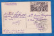 CPA - île De La Réunion - 1947 - Timbre Réunion Du Tchat Au Rhin , Poste Aérienne - Par Avion - G. Amphoux Saint Denis - Brieven En Documenten