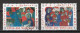 Vatican 2001 : Timbres Yvert & Tellier N° 1238 - 1239 - 1240 - 1246 - 1247 - 1248 Et 1249 Oblitérés. - Used Stamps